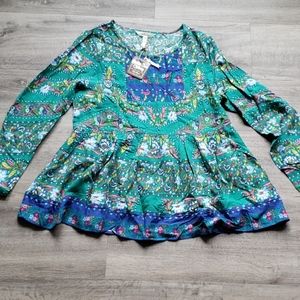 Matilda Jane Women's Make Believe Evergreen Top